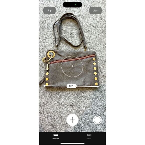 Nearly NEW Hammitt  Nash crossbody in pewter $325 C10 - Picture 10 of 11